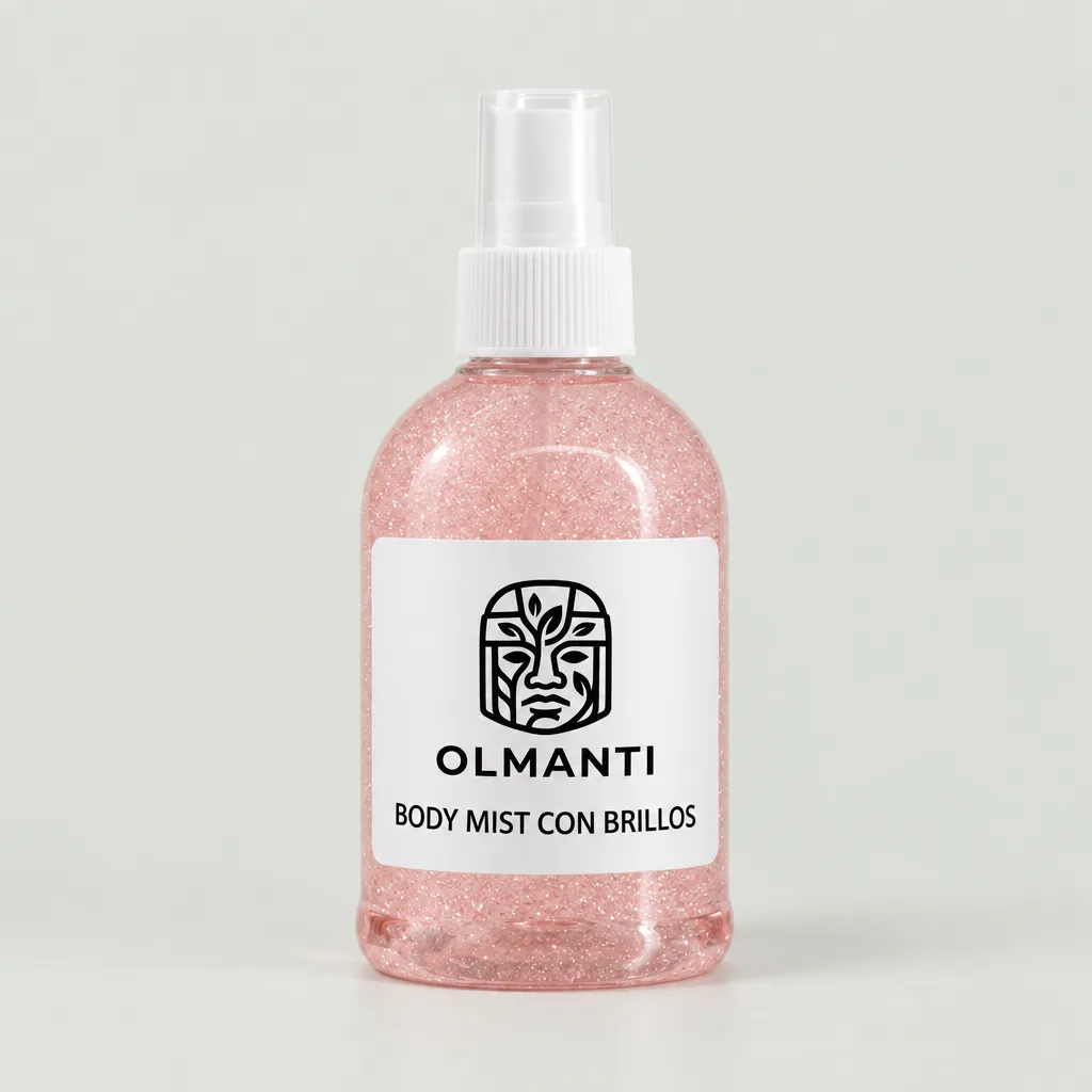 Body mist con brillos